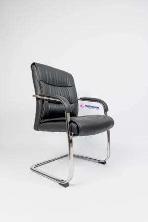 Medium Back Cantilever Leather Chair